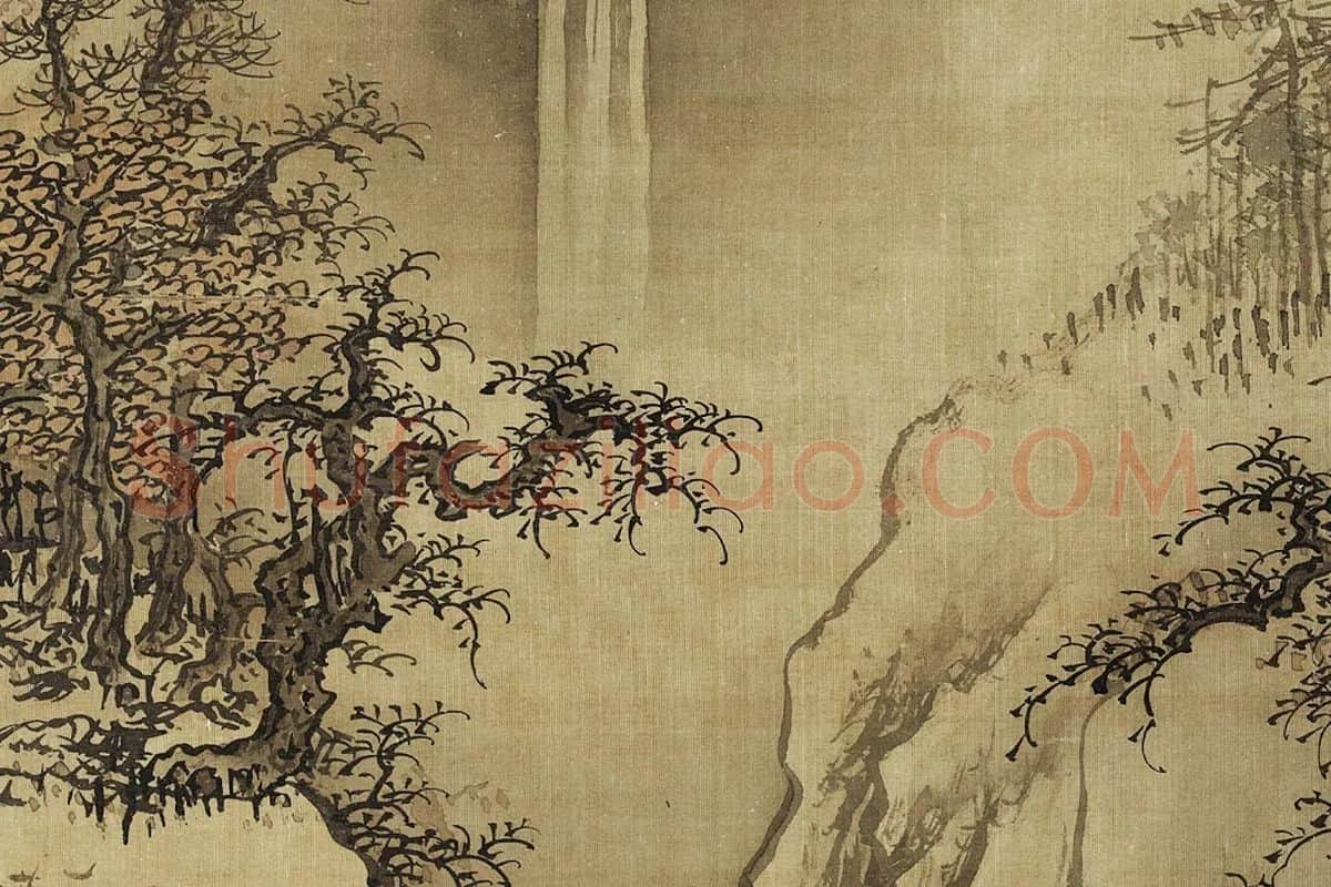 传郭熙画雪景图局部 (5)