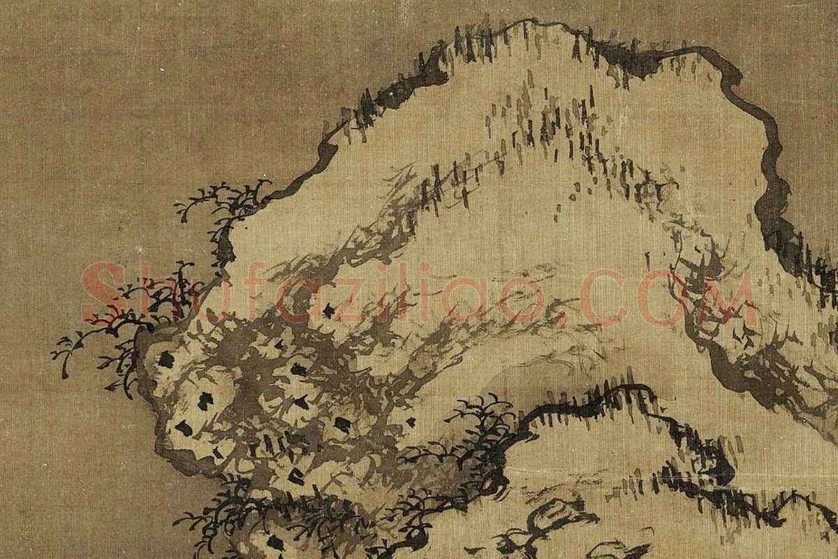 传郭熙画雪景图局部 (8)