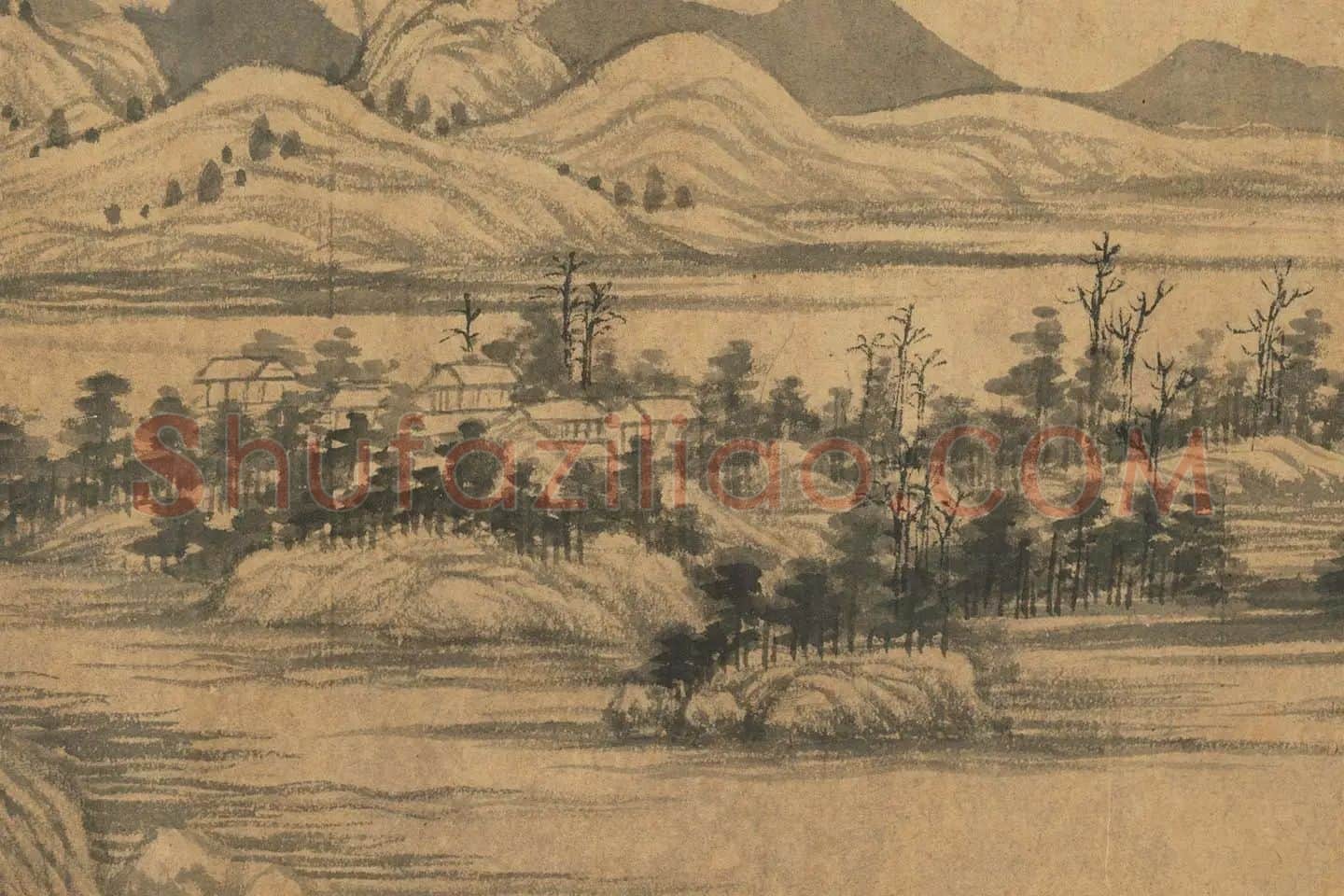 富春山居图子明卷局部 (20)