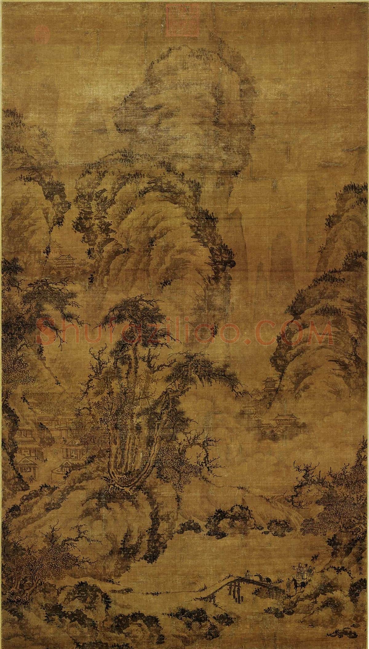 传郭熙山水画