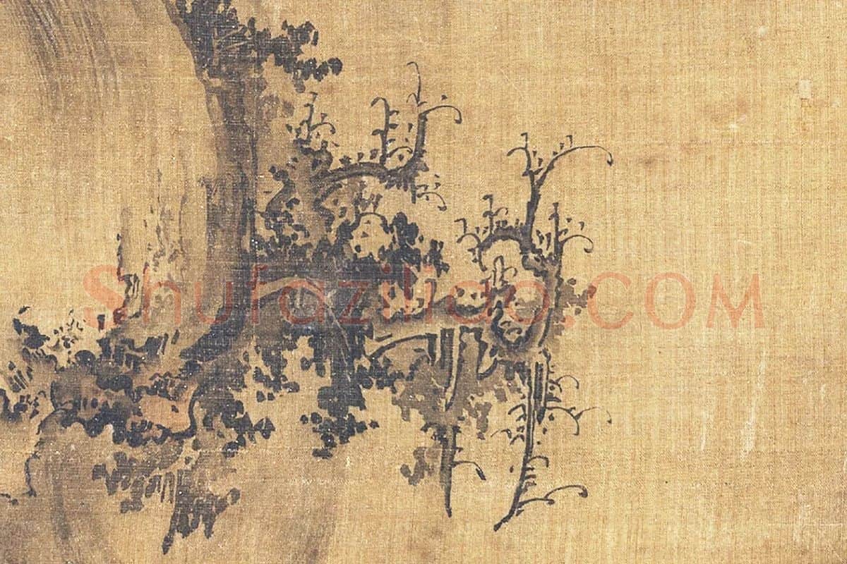 郭熙云烟揽胜图局部 (8)