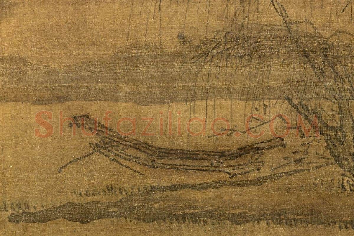 宋郭熙画山水局部 (2)