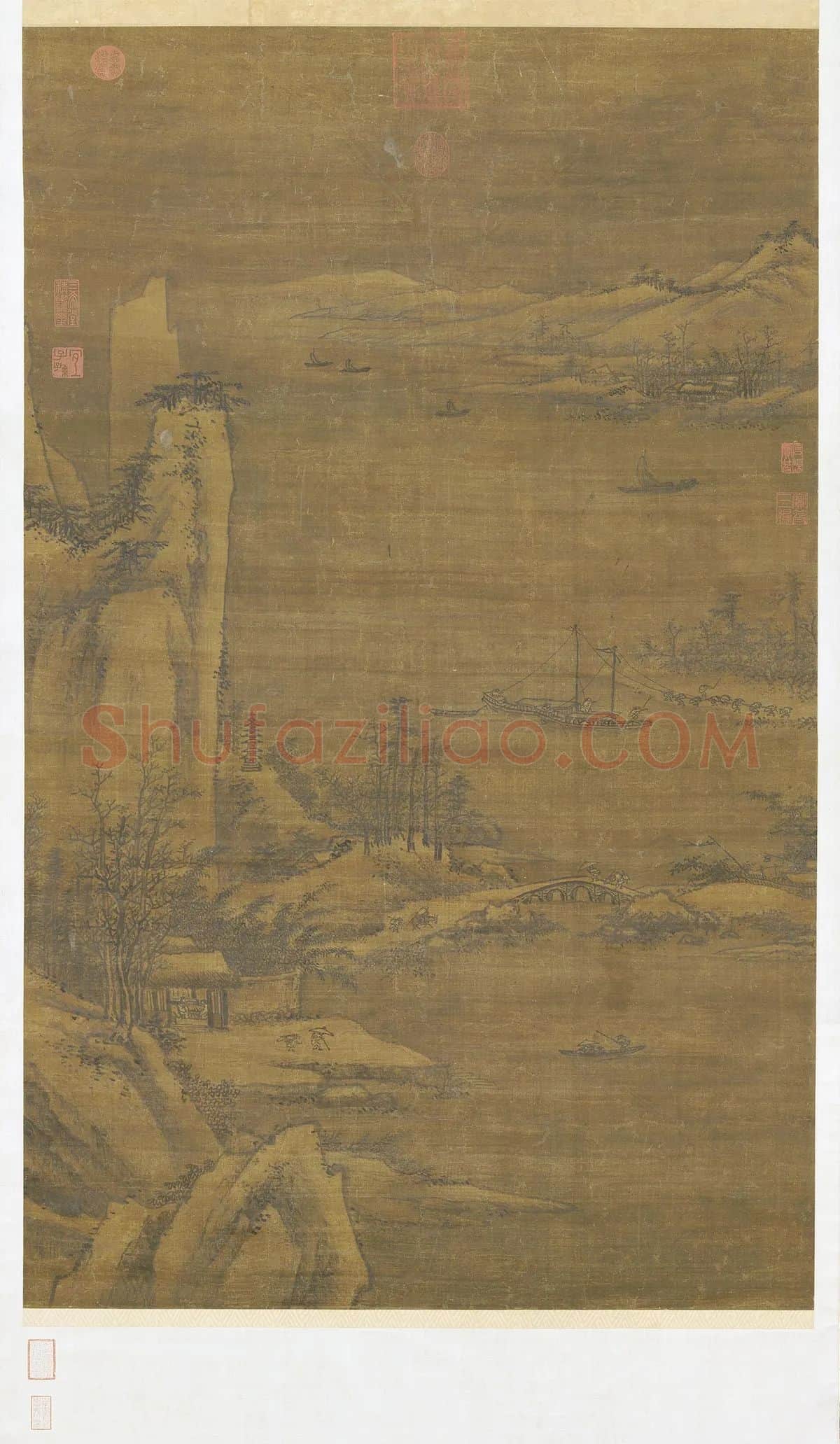 郭熙山水画《丰年瑞雪图》