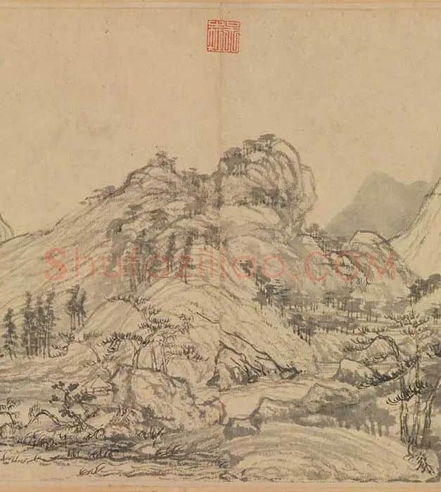黄公望《富春山居图·无用师卷》全卷_25