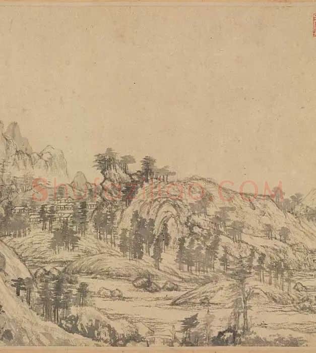 黄公望《富春山居图·无用师卷》全卷_28