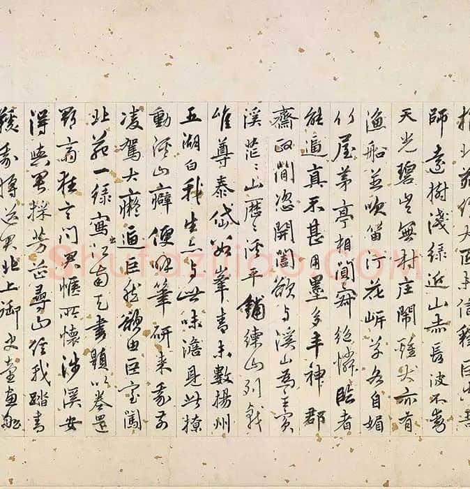 沈周仿黄公望富春山居图_05
