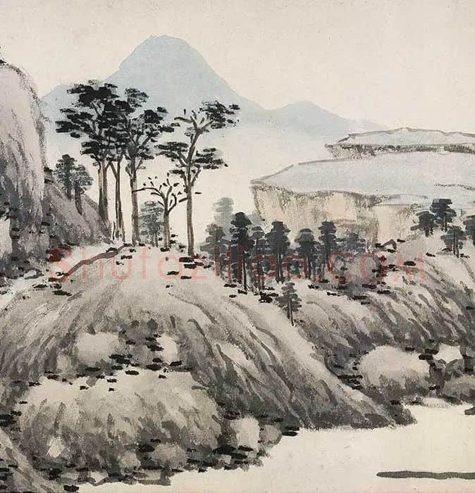 沈周仿黄公望富春山居图_08