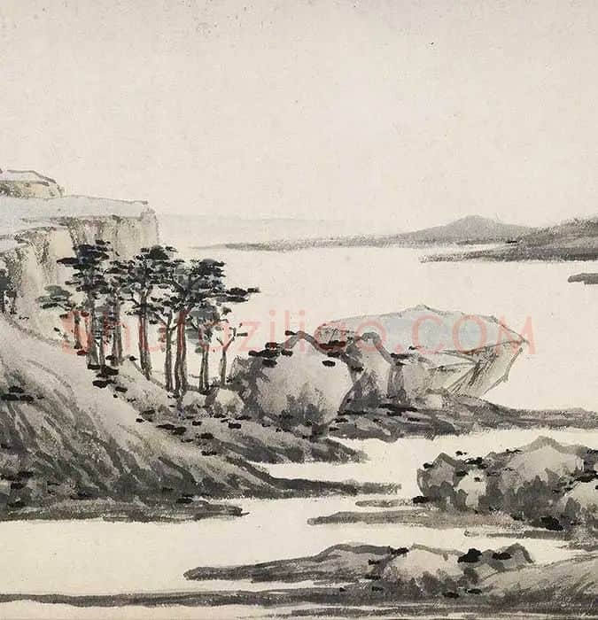 沈周仿黄公望富春山居图_09