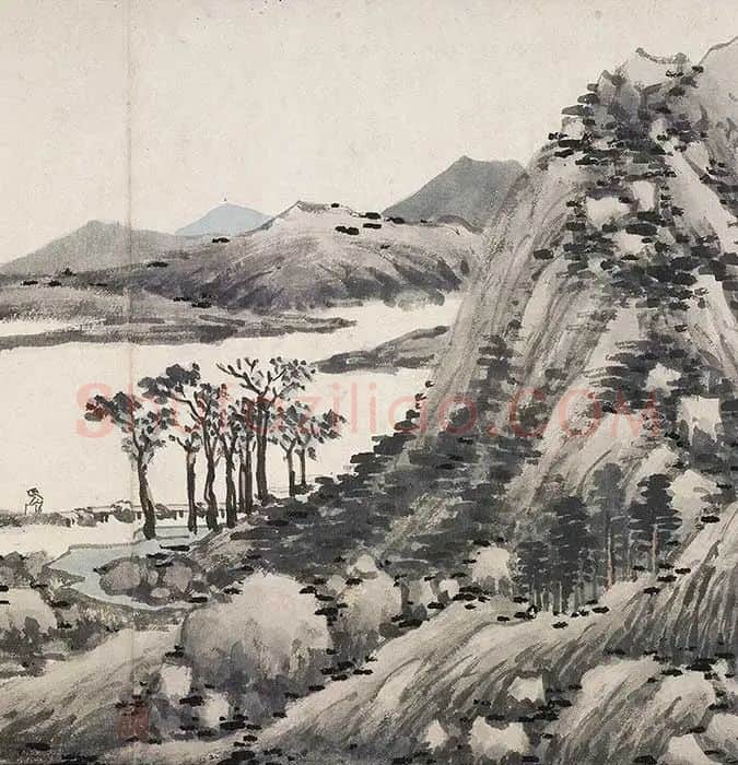 沈周仿黄公望富春山居图_10