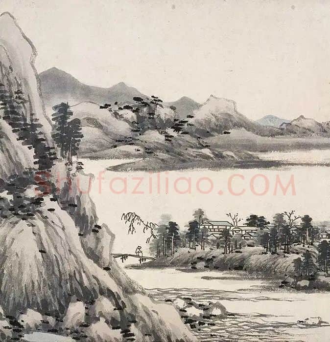 沈周仿黄公望富春山居图_11