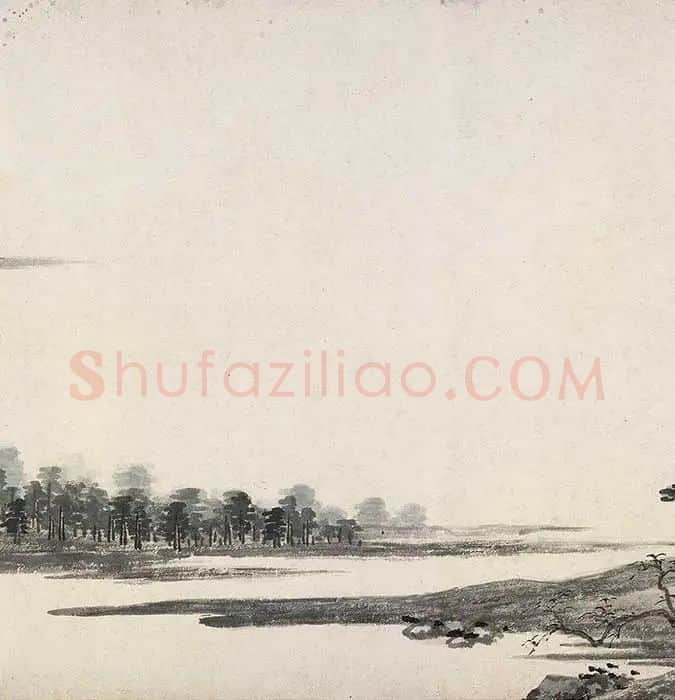 沈周仿黄公望富春山居图_13