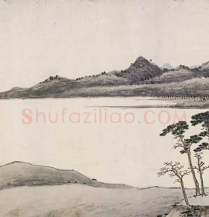 沈周仿黄公望富春山居图_16