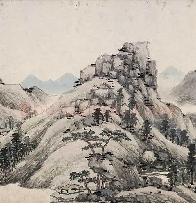 沈周仿黄公望富春山居图_19