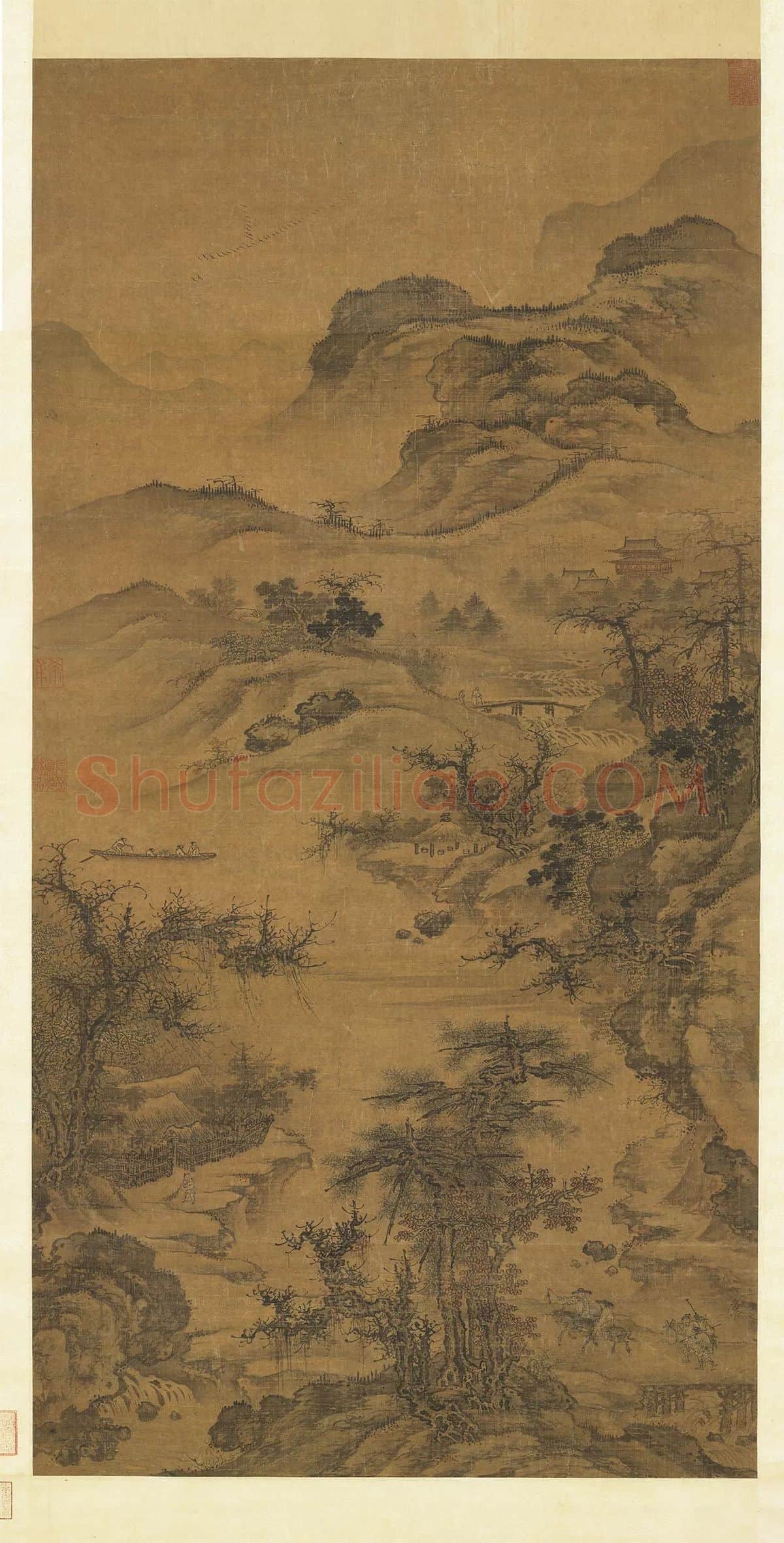 郭熙《秋山行旅图》