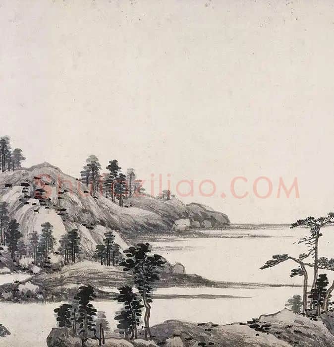 沈周仿黄公望富春山居图_23