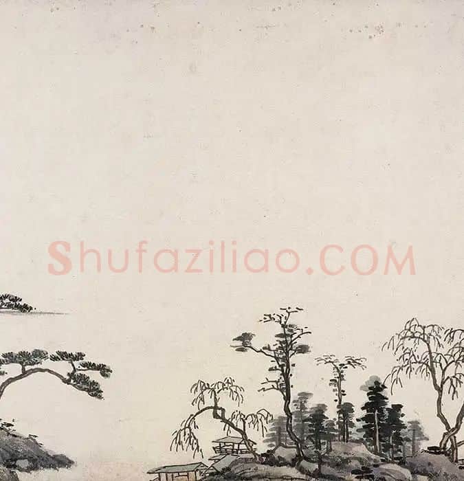 沈周仿黄公望富春山居图_24