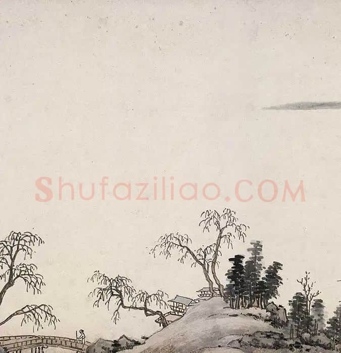 沈周仿黄公望富春山居图_25