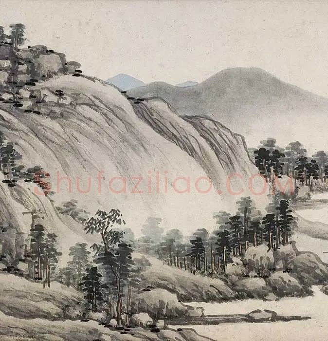 沈周仿黄公望富春山居图_29