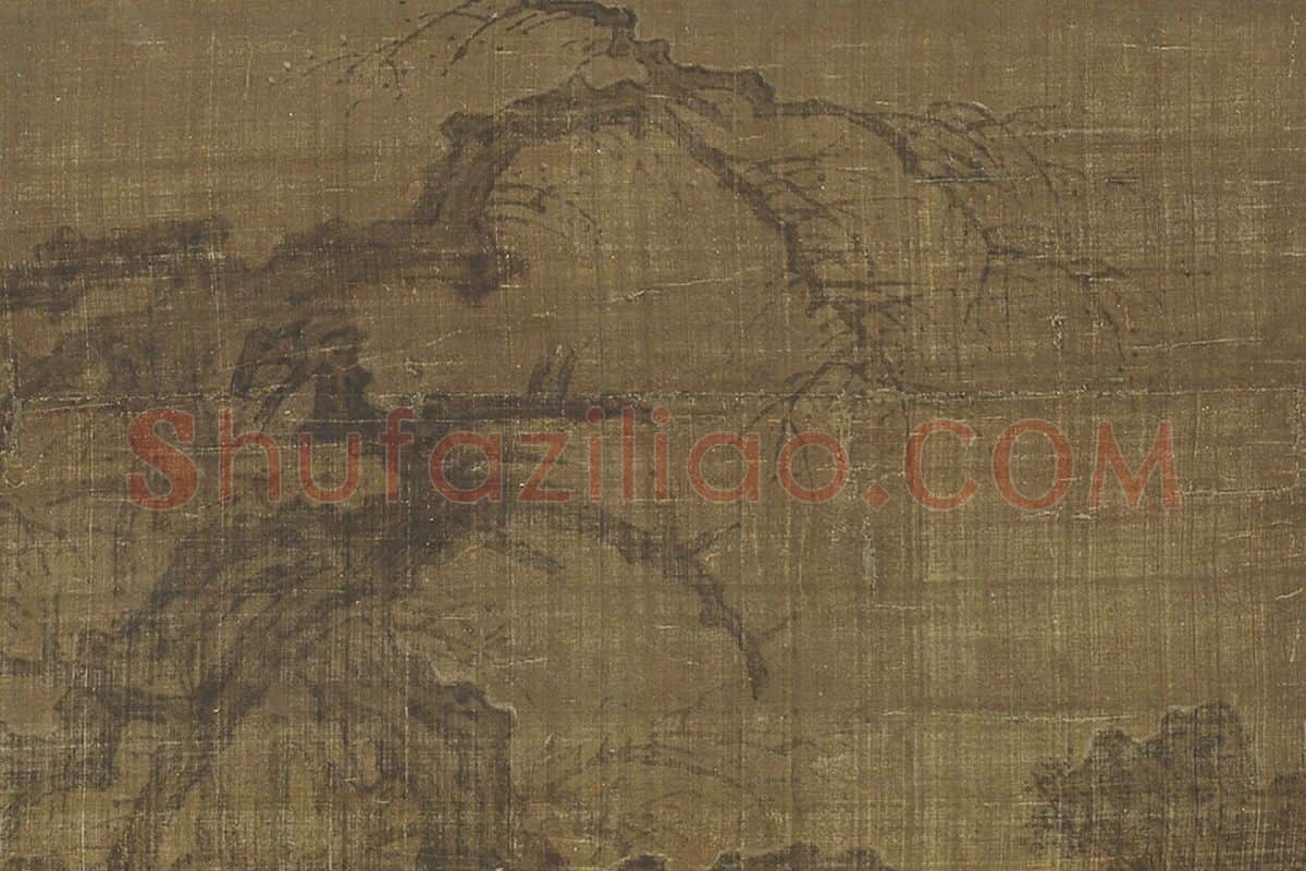 郭熙《寒林图》局部 (5)