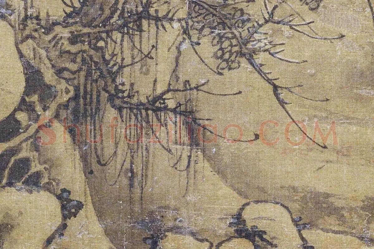 郭熙《雪山行旅图》局部 (2)