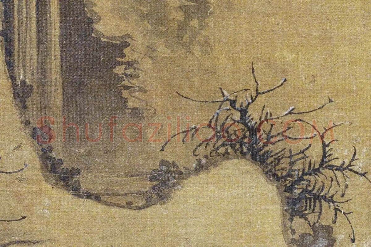 郭熙《雪山行旅图》局部 (9)