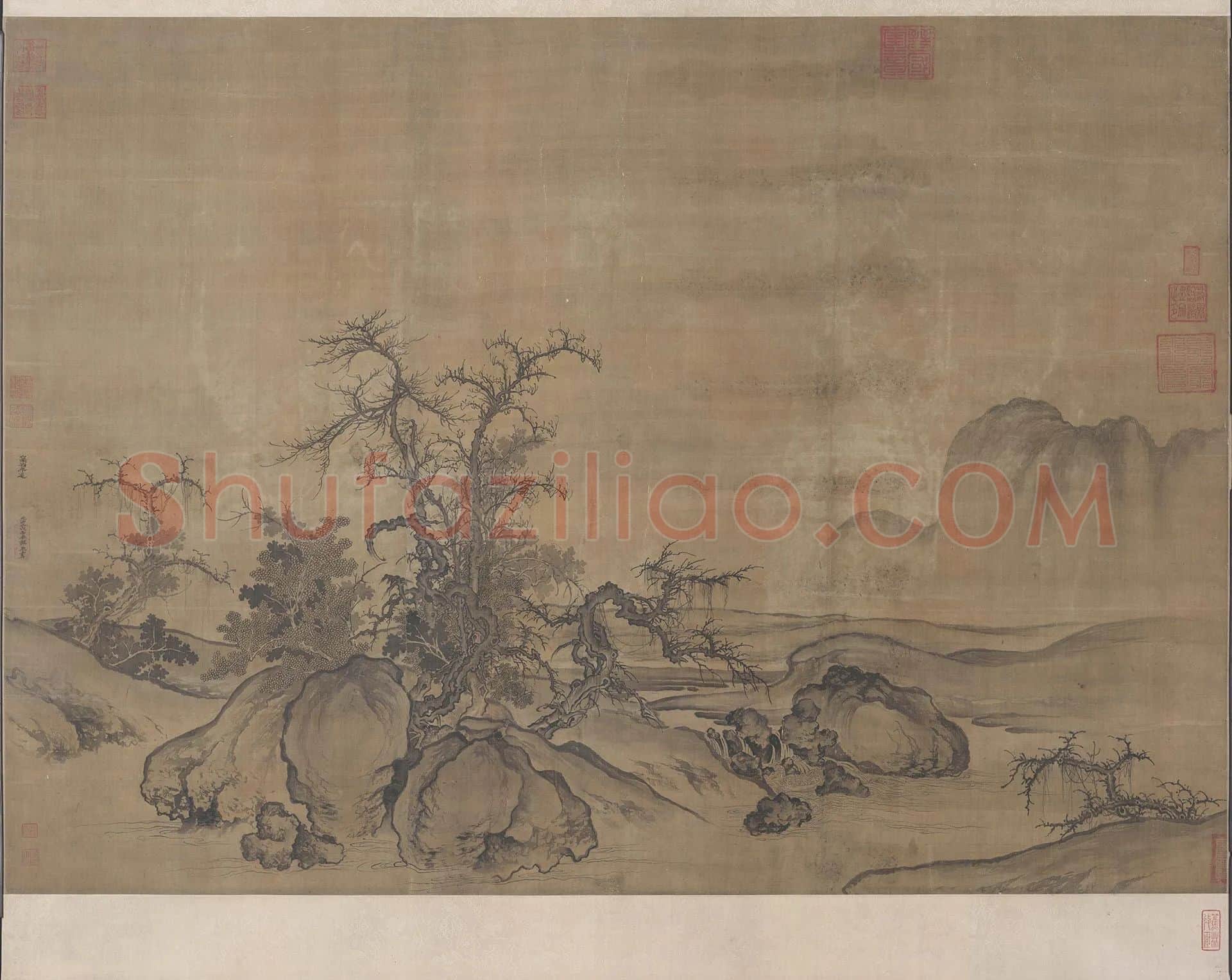 郭熙《窠石平远图》