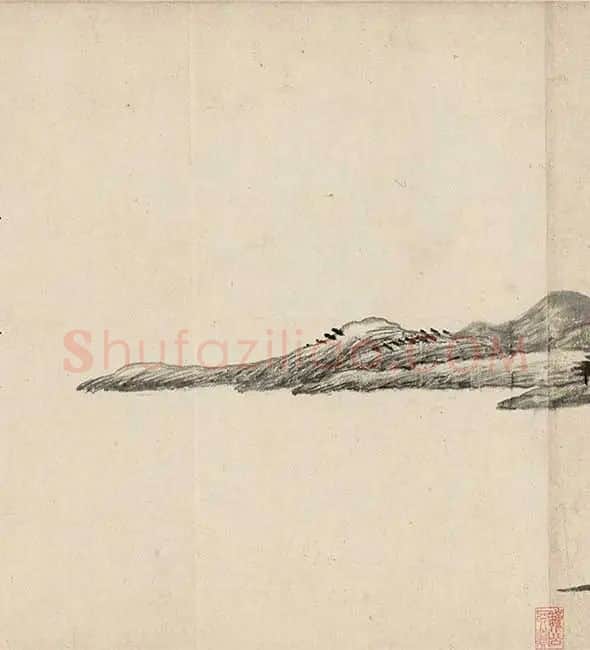 王翚《临富春山居图》_12