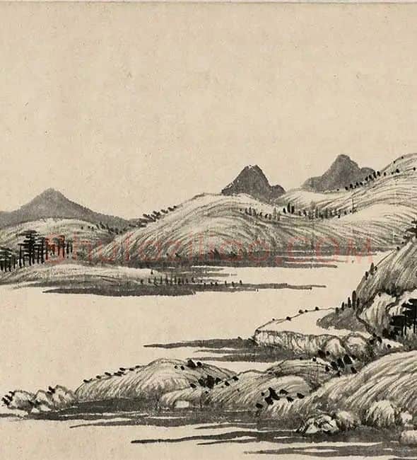 王翚《临富春山居图》_13
