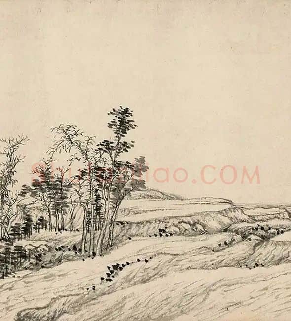 王翚《临富春山居图》_18