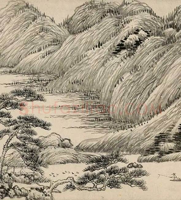 王翚《临富春山居图》_21