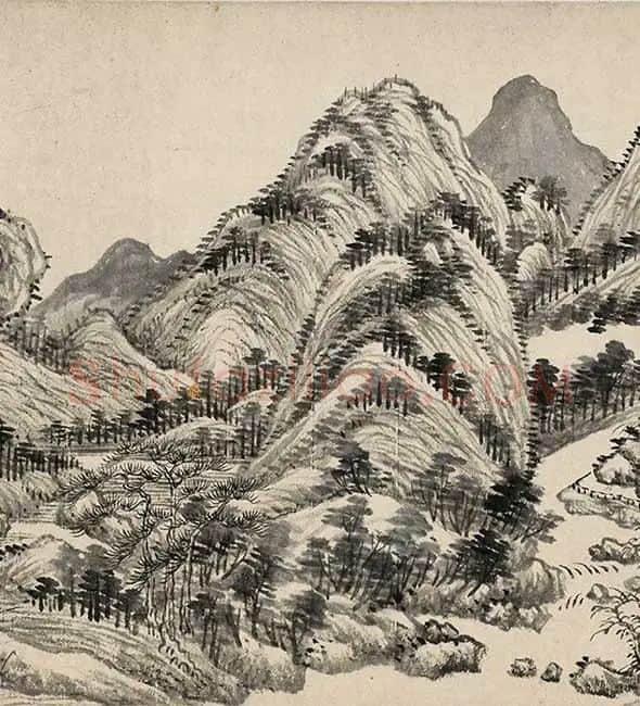 王翚《临富春山居图》_24