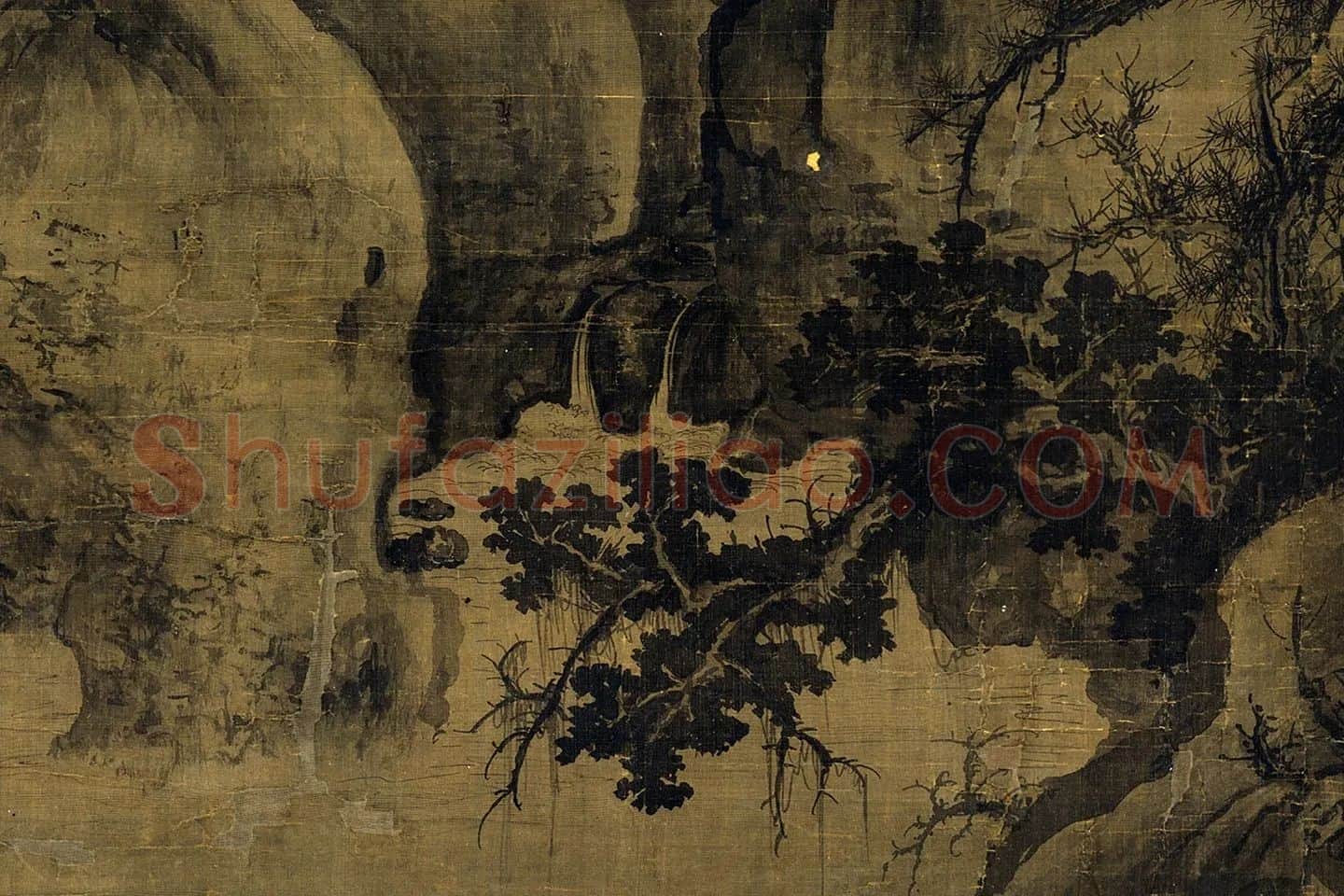 郭熙《早春图》高清大图局部 (8)