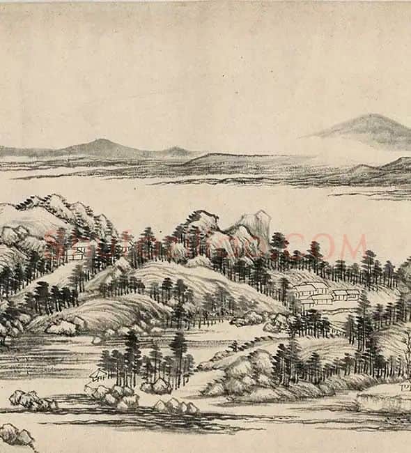 王翚《临富春山居图》_30