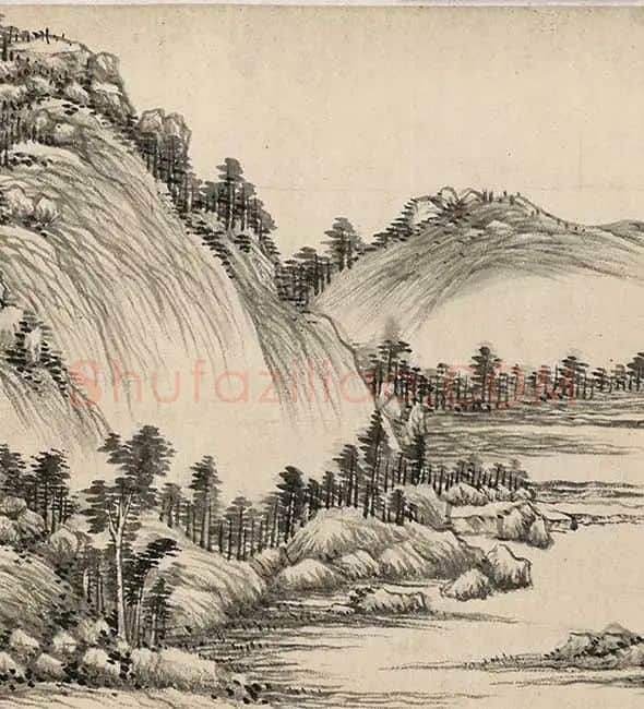 王翚《临富春山居图》_32