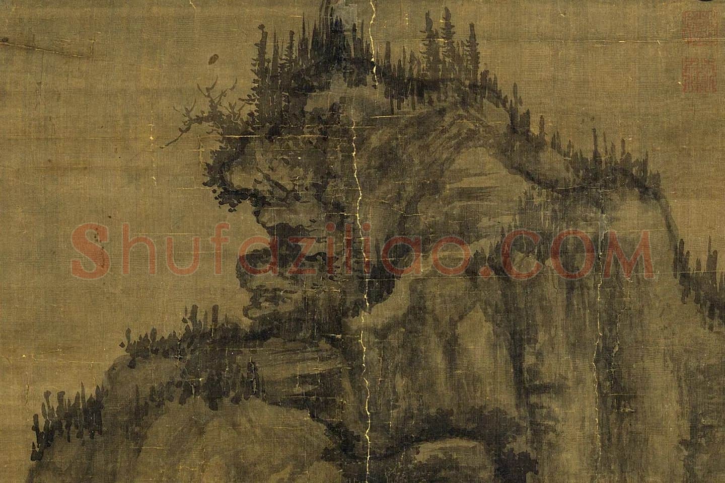 郭熙《早春图》高清大图局部 (11)