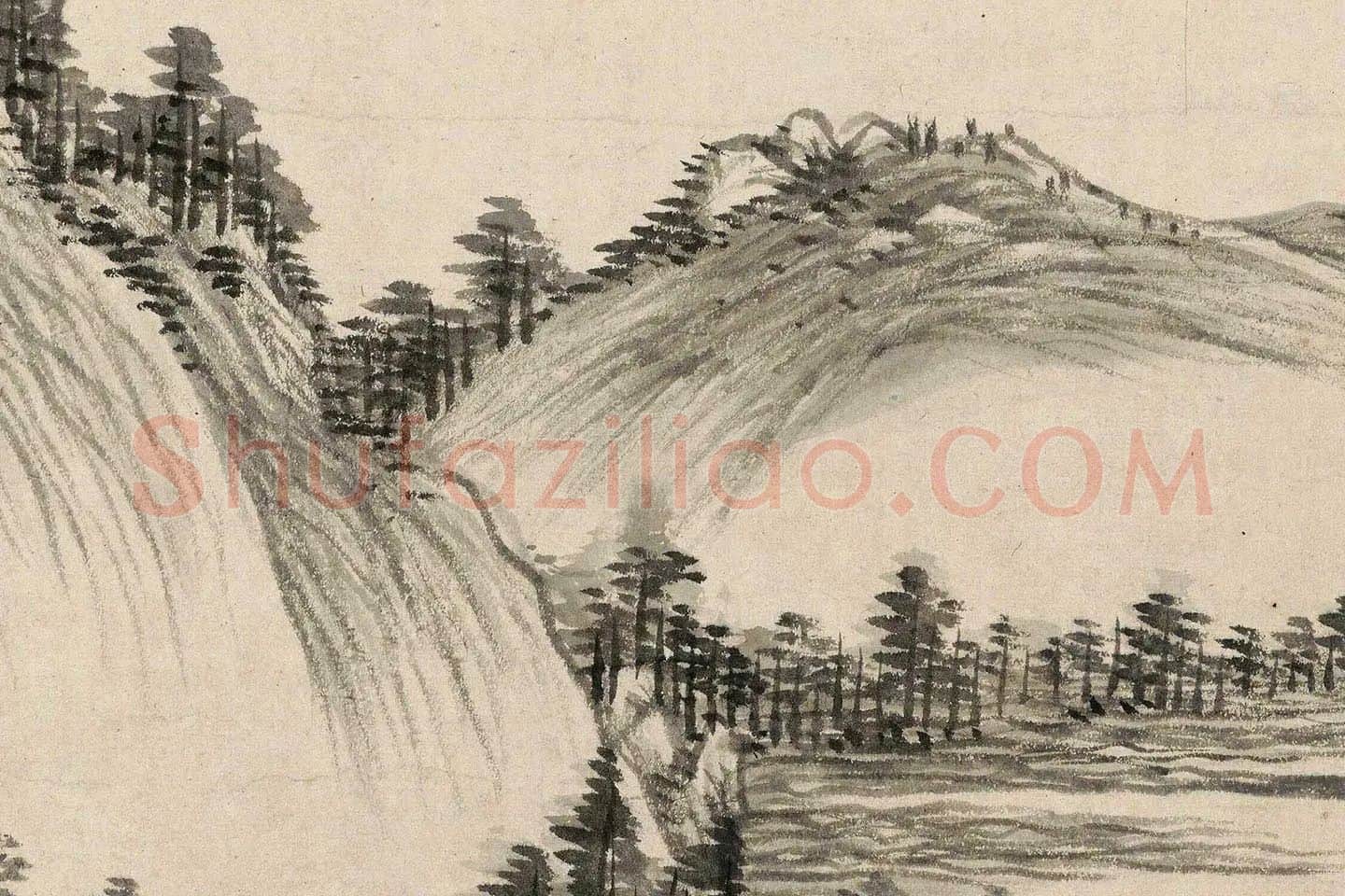 王翚《临富春山居图》局部 (2)