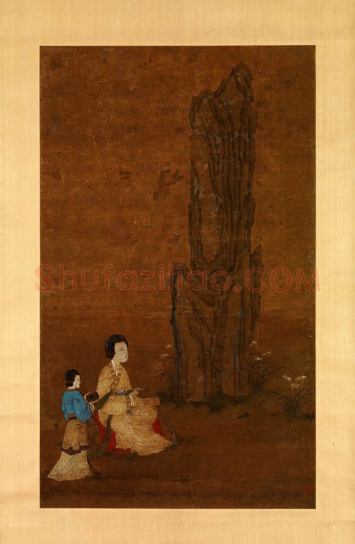 传周文矩仕女图