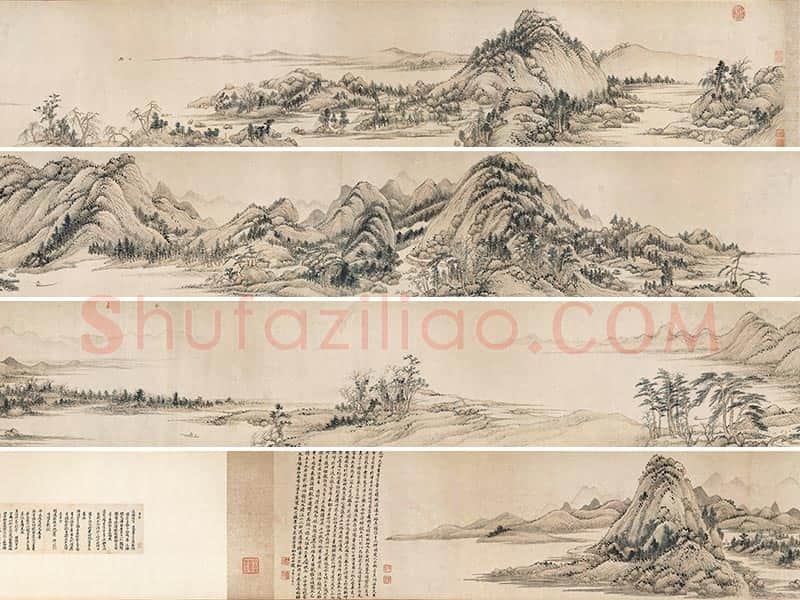 清·王翚《仿黄公望富春山居图》卷