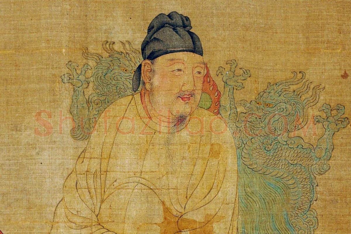 周文矩人物画《明皇会棋图》局部 (1)