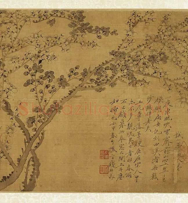 钱杜墨梅图册_10