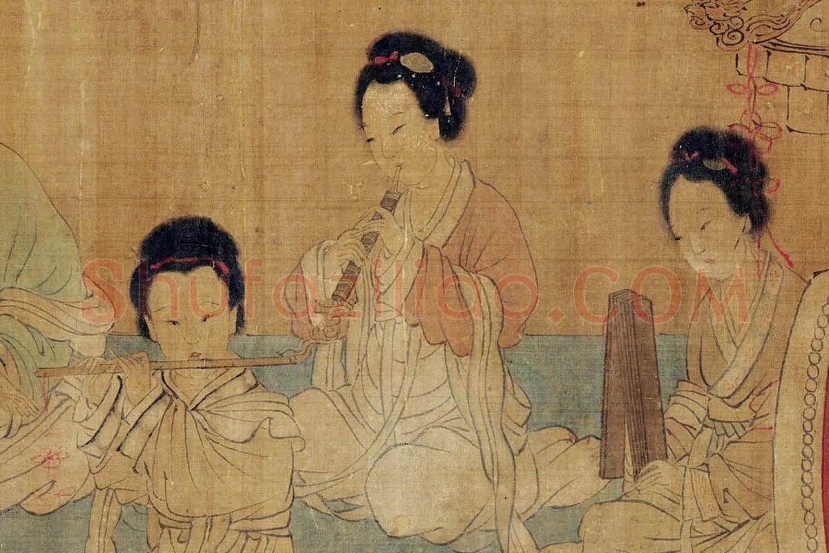 周文矩《合乐图》局部 (2)