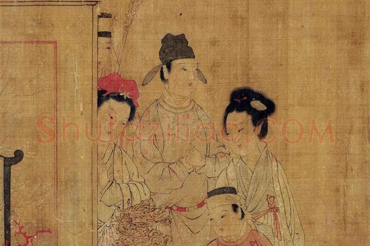 周文矩《合乐图》局部 (7)