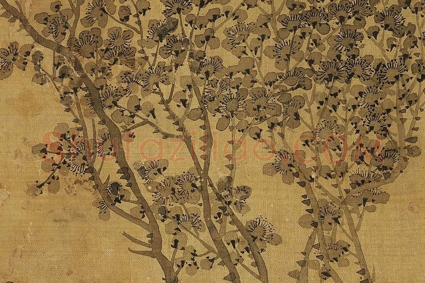钱杜《墨梅图册》局部 (3)