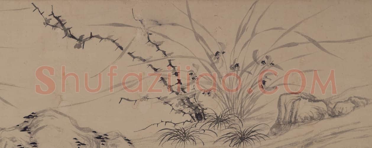 文徵明兰竹图卷 | 故宫绘画藏品