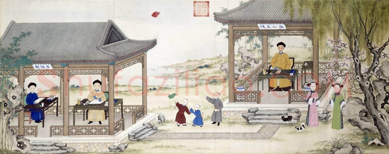 道光帝行乐图轴 | 故宫绘画藏品