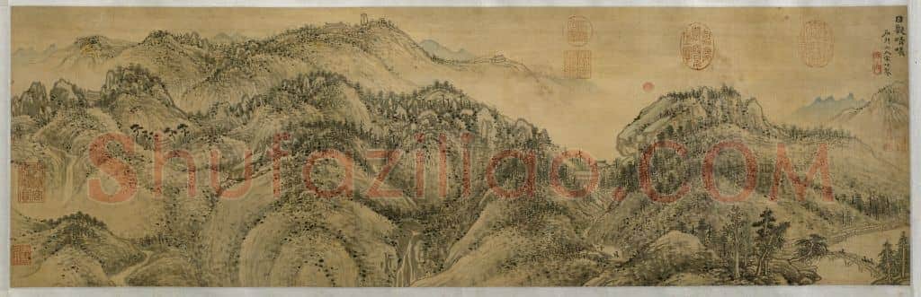 宋旭五岳图卷 | 故宫绘画藏品