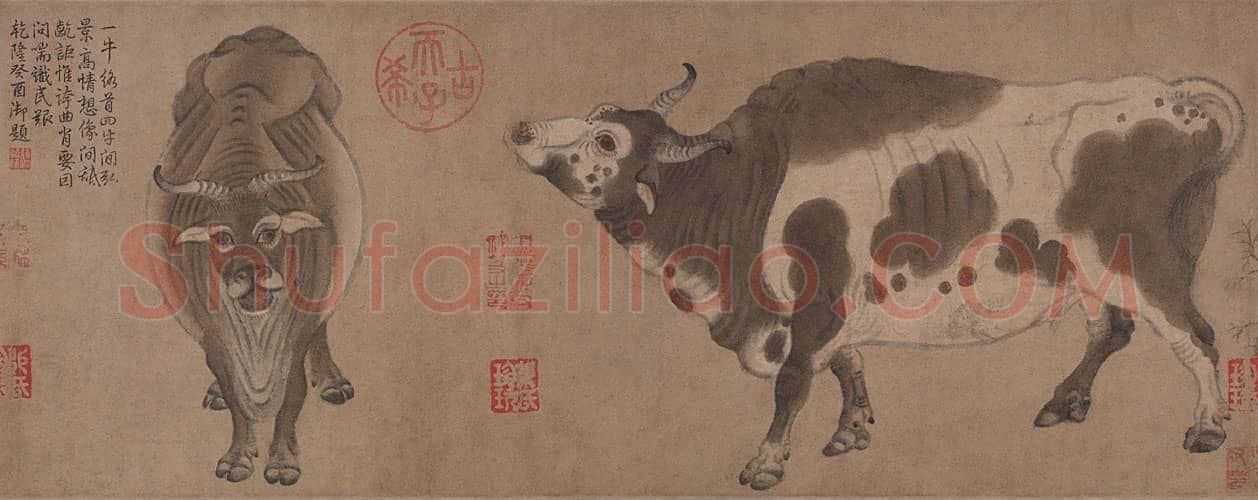 韩滉五牛图卷 | 故宫绘画藏品