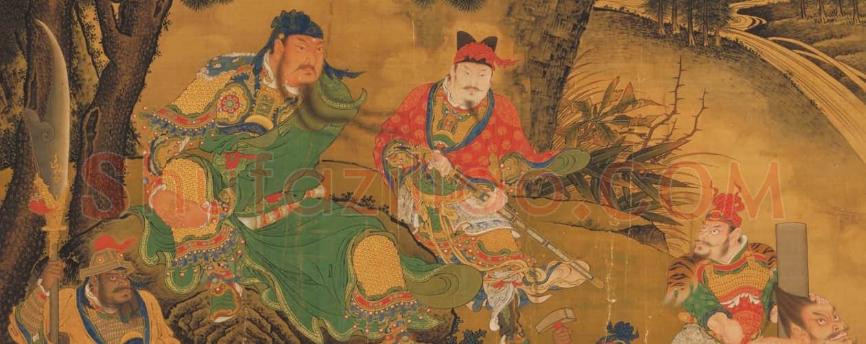 商喜关羽擒将图轴 | 故宫绘画藏品