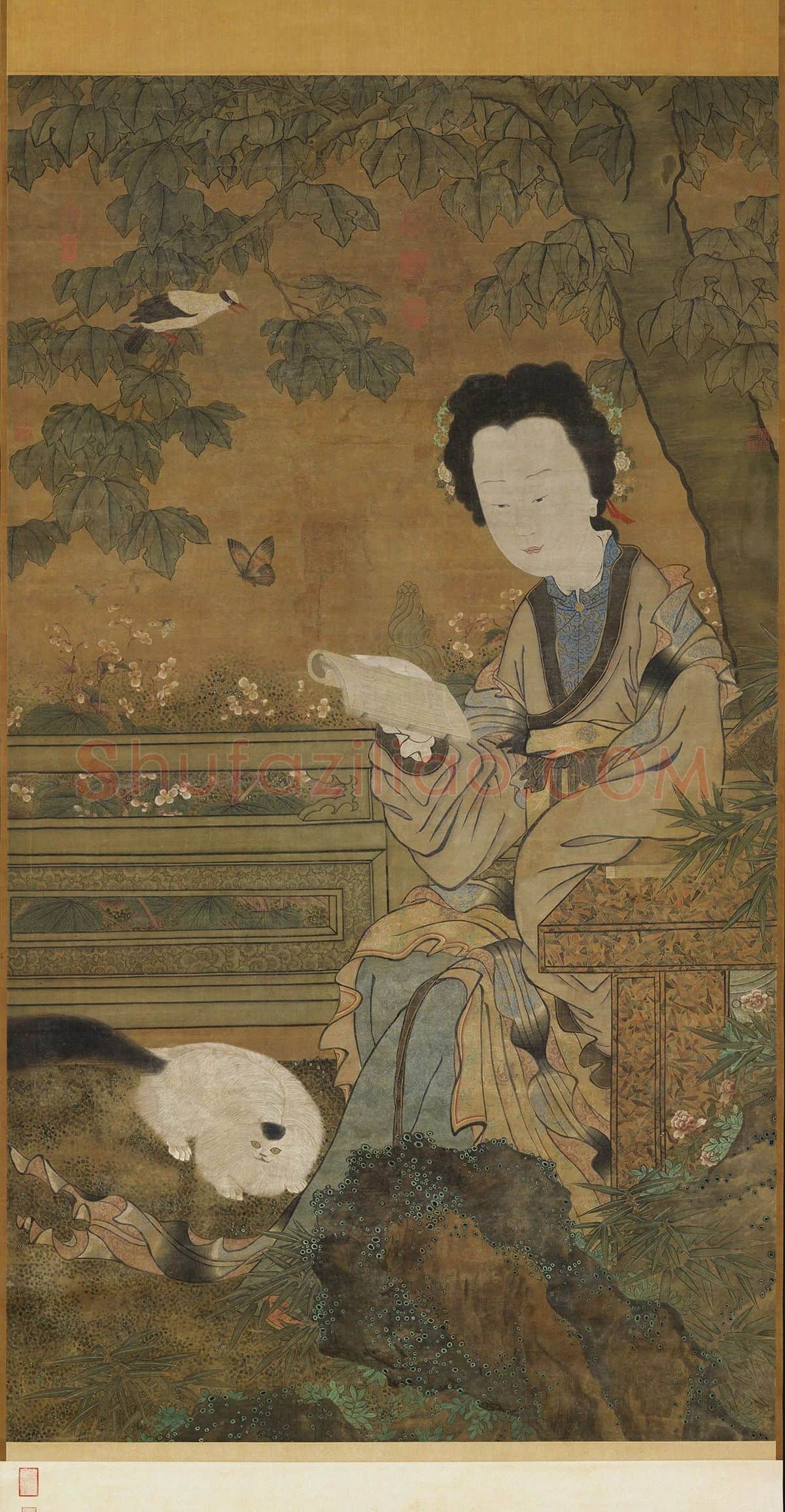 传周文矩《桐阴仕女图》