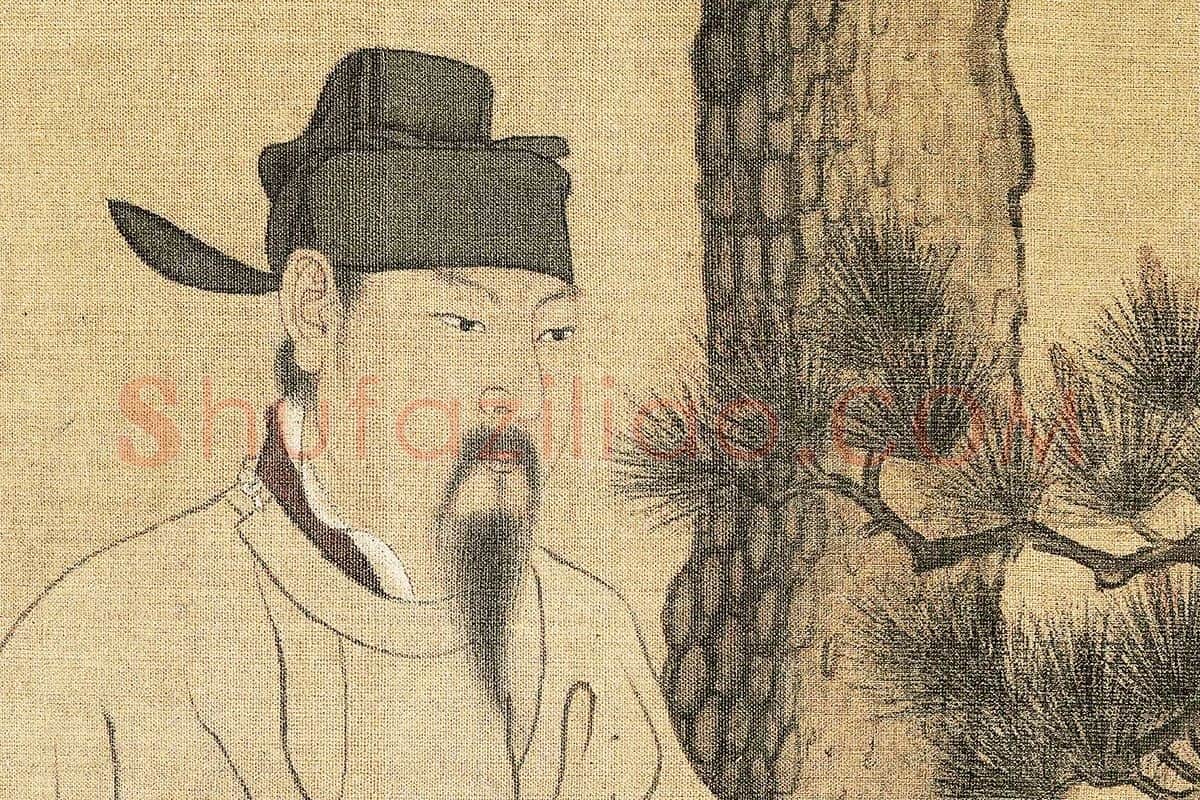 周文矩《文苑图》高清大图局部 (1)